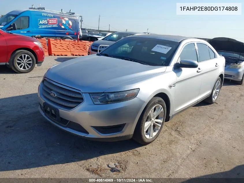 2013 Ford Taurus Sel VIN: 1FAHP2E80DG174808 Lot: 40514969