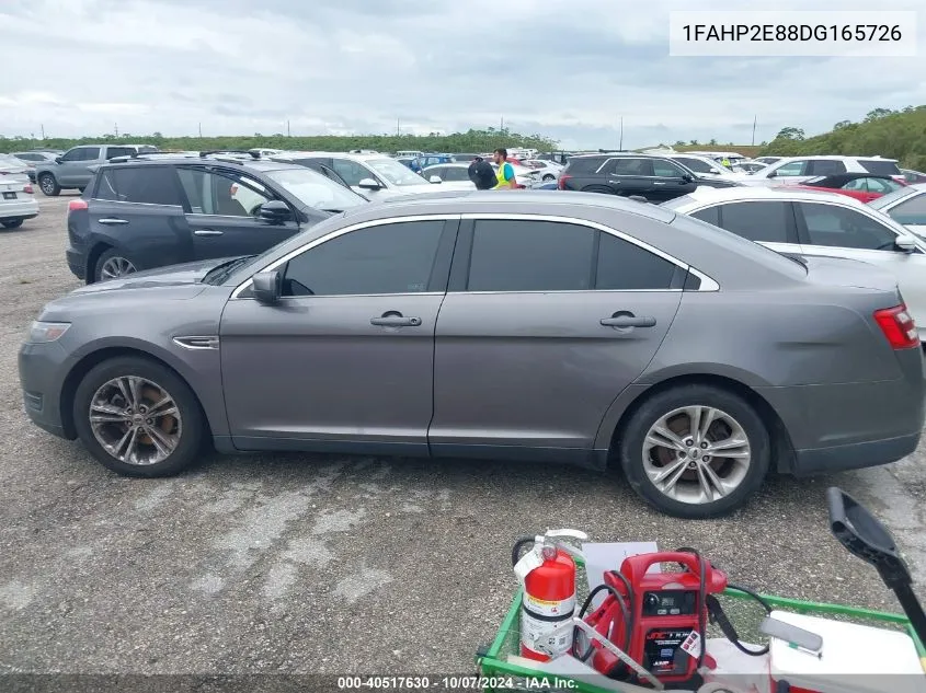 1FAHP2E88DG165726 2013 Ford Taurus Sel