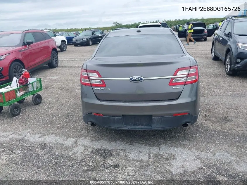 1FAHP2E88DG165726 2013 Ford Taurus Sel