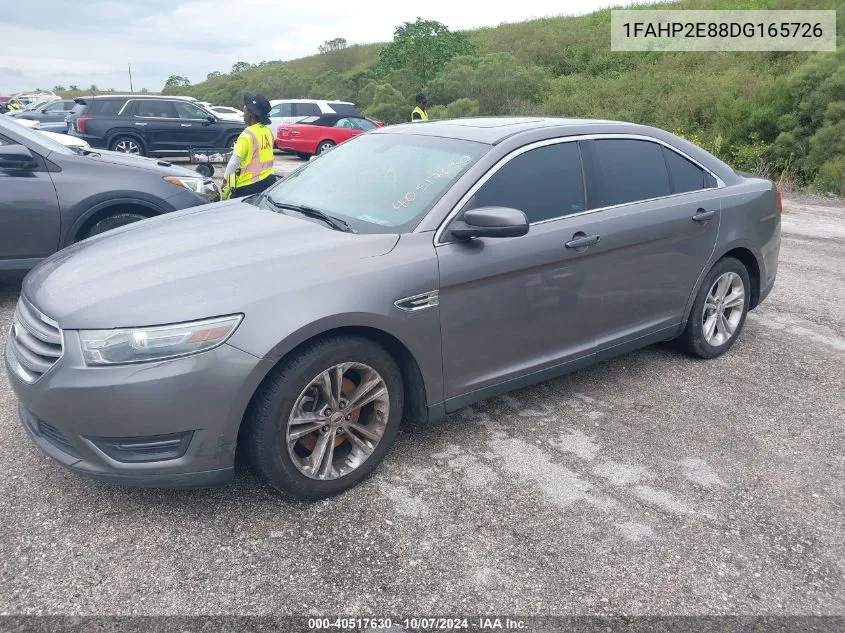 2013 Ford Taurus Sel VIN: 1FAHP2E88DG165726 Lot: 40517630