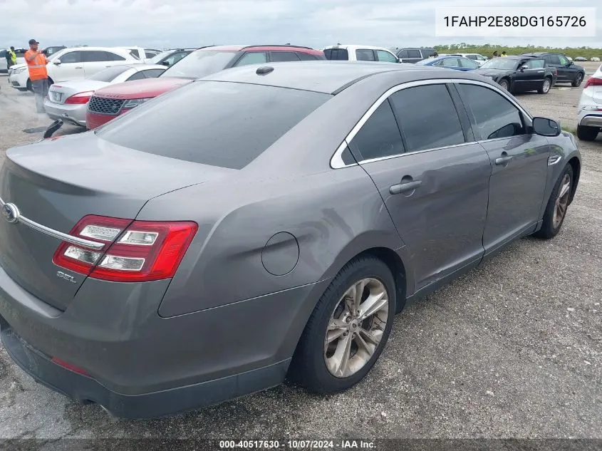 2013 Ford Taurus Sel VIN: 1FAHP2E88DG165726 Lot: 40517630