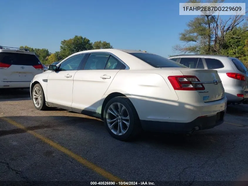 2013 Ford Taurus Sel VIN: 1FAHP2E87DG229609 Lot: 40526890