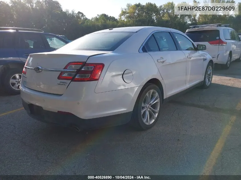 2013 Ford Taurus Sel VIN: 1FAHP2E87DG229609 Lot: 40526890