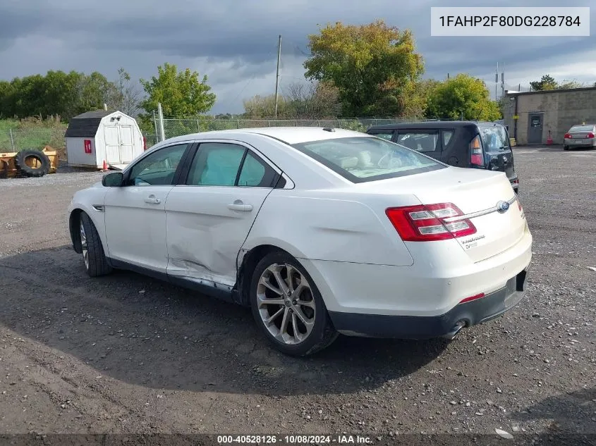 2013 Ford Taurus Limited VIN: 1FAHP2F80DG228784 Lot: 40528126