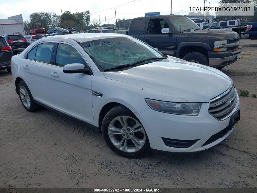 1FAHP2E8XDG192183 2013 Ford Taurus Sel