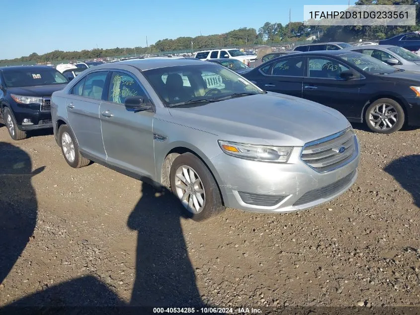 2013 Ford Taurus Se VIN: 1FAHP2D81DG233561 Lot: 40534285