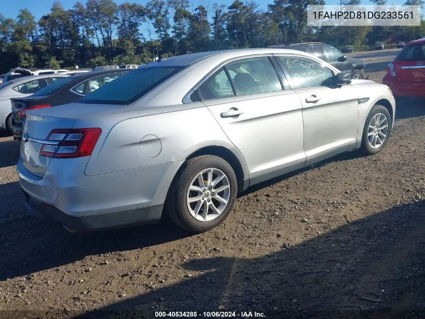 2013 Ford Taurus Se VIN: 1FAHP2D81DG233561 Lot: 40534285