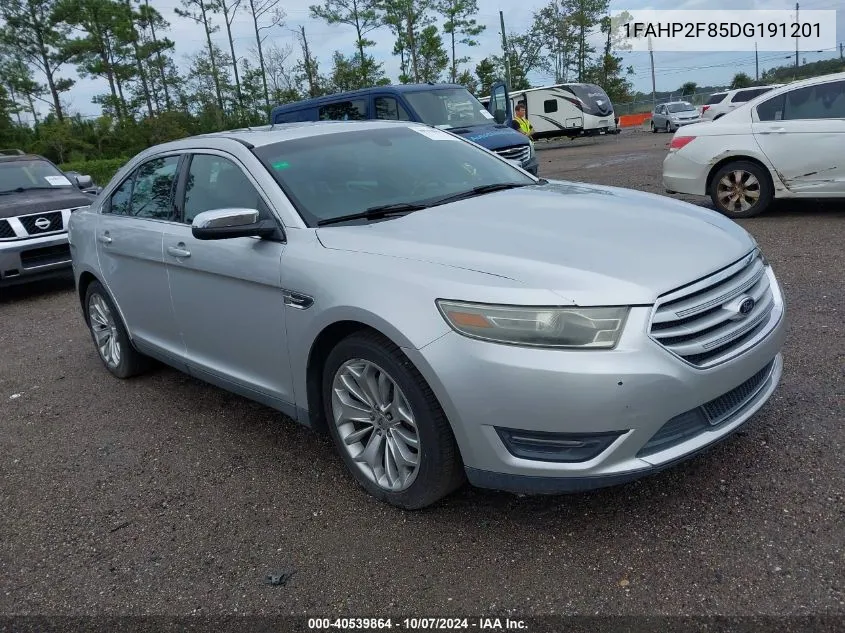 2013 Ford Taurus Limited VIN: 1FAHP2F85DG191201 Lot: 40539864