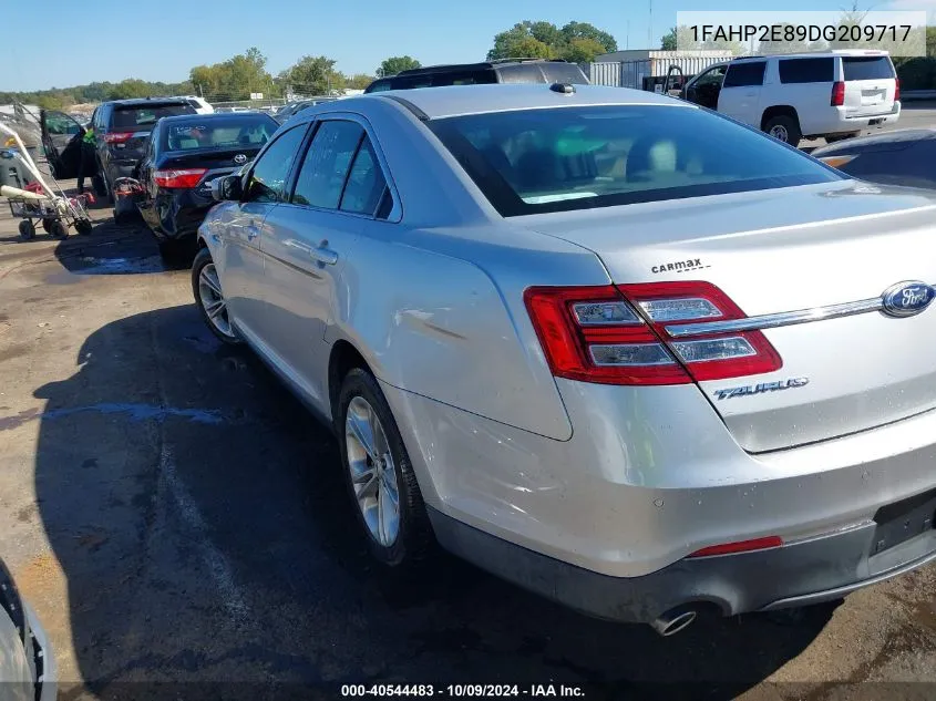 2013 Ford Taurus Sel VIN: 1FAHP2E89DG209717 Lot: 40544483