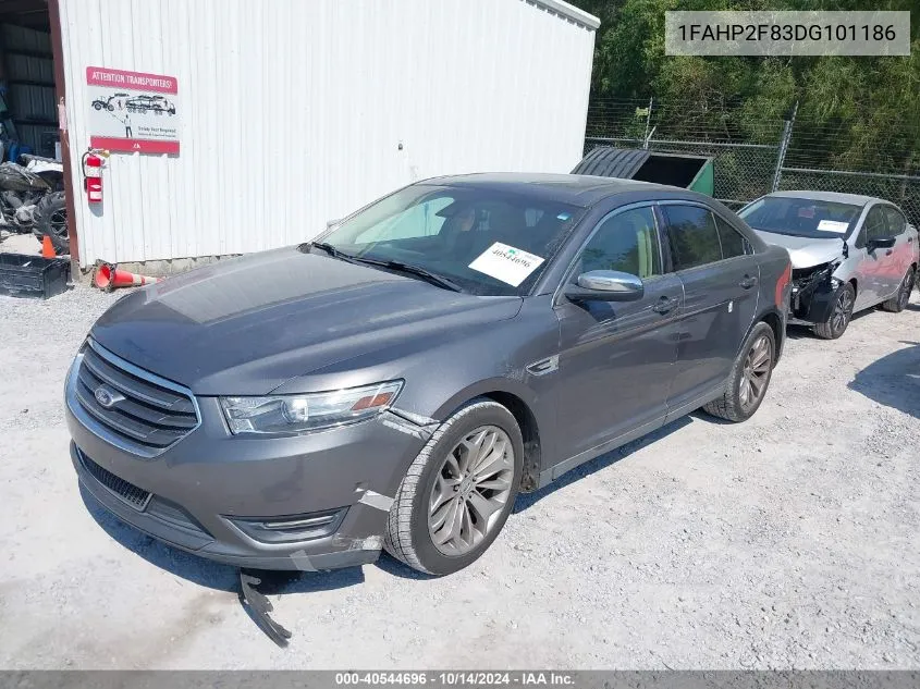 2013 Ford Taurus Limited VIN: 1FAHP2F83DG101186 Lot: 40544696