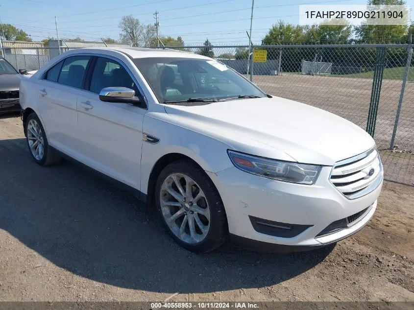 2013 Ford Taurus Limited VIN: 1FAHP2F89DG211904 Lot: 40558953