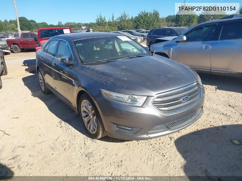 2013 Ford Taurus Limited VIN: 1FAHP2F82DG110154 Lot: 40560836