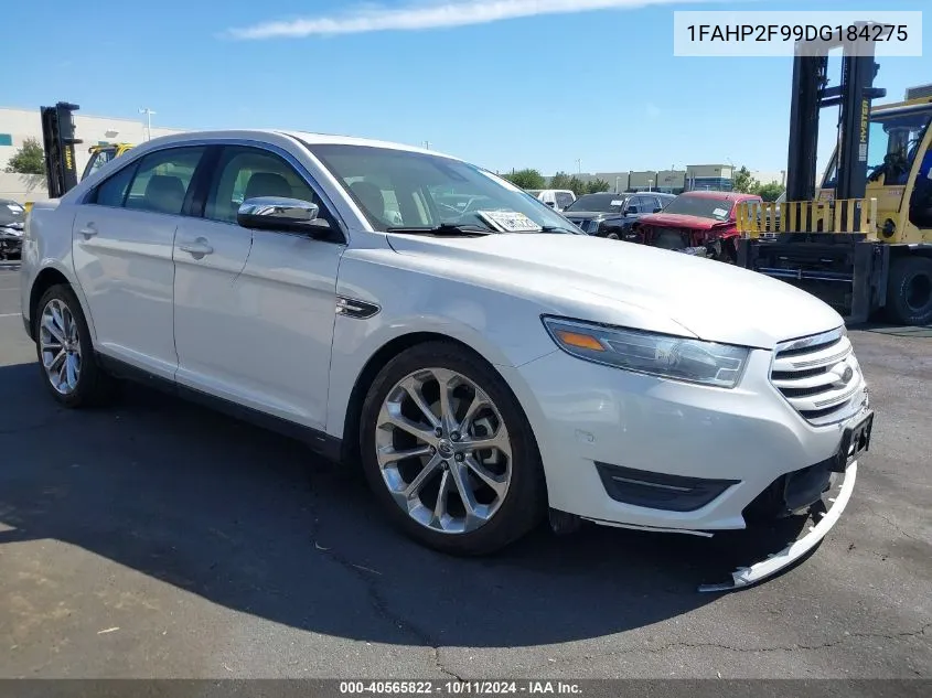 2013 Ford Taurus Limited VIN: 1FAHP2F99DG184275 Lot: 40565822