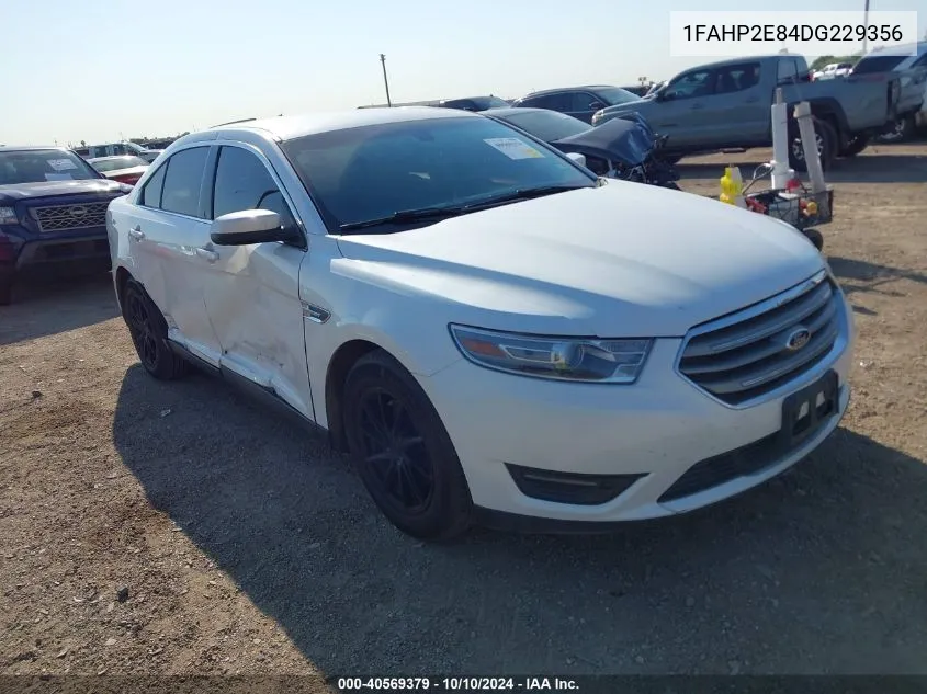 2013 Ford Taurus Sel VIN: 1FAHP2E84DG229356 Lot: 40569379