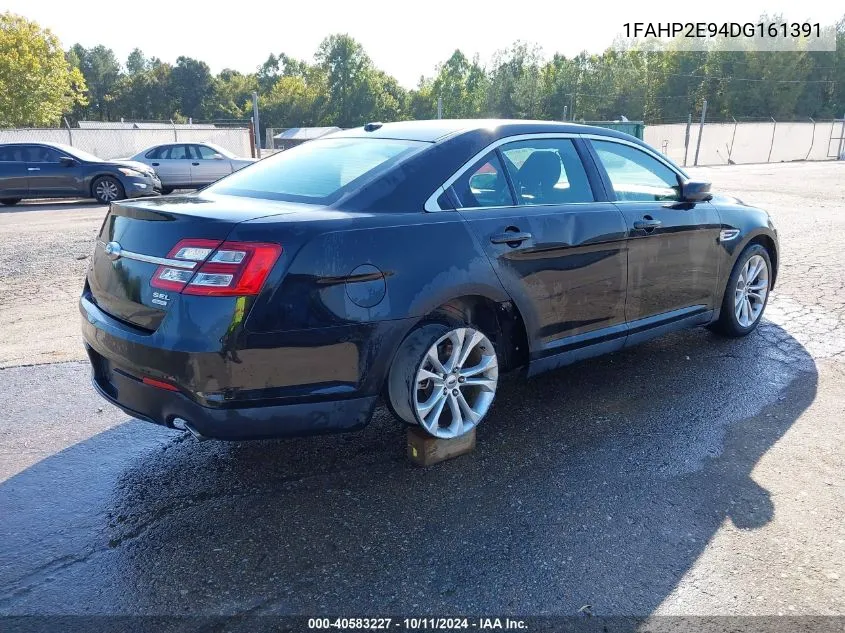 2013 Ford Taurus Sel VIN: 1FAHP2E94DG161391 Lot: 40583227