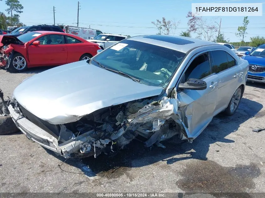 2013 Ford Taurus Limited VIN: 1FAHP2F81DG181264 Lot: 40590505