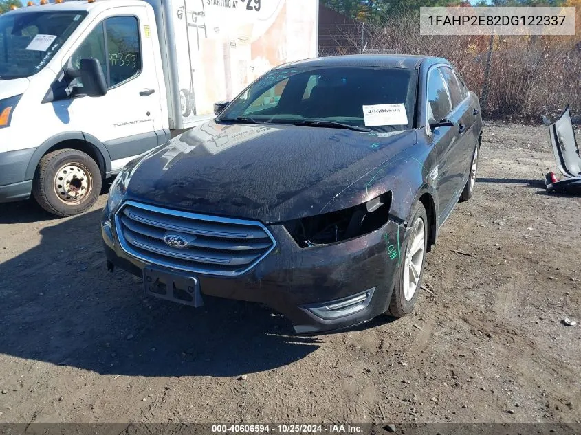 2013 Ford Taurus Sel VIN: 1FAHP2E82DG122337 Lot: 40606594