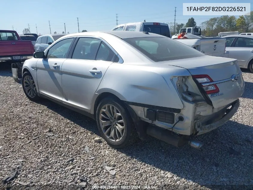 2013 Ford Taurus Limited VIN: 1FAHP2F82DG226521 Lot: 40625640