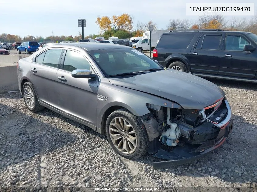 2013 Ford Taurus Limited VIN: 1FAHP2J87DG199470 Lot: 40645462