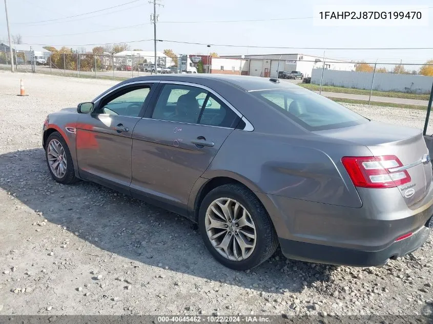 2013 Ford Taurus Limited VIN: 1FAHP2J87DG199470 Lot: 40645462