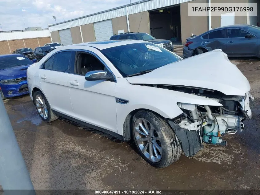 2013 Ford Taurus Limited VIN: 1FAHP2F99DG176998 Lot: 40647491