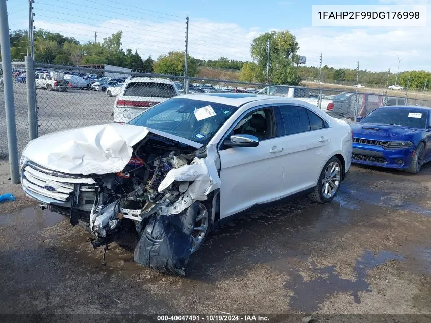 2013 Ford Taurus Limited VIN: 1FAHP2F99DG176998 Lot: 40647491