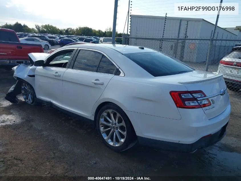 2013 Ford Taurus Limited VIN: 1FAHP2F99DG176998 Lot: 40647491