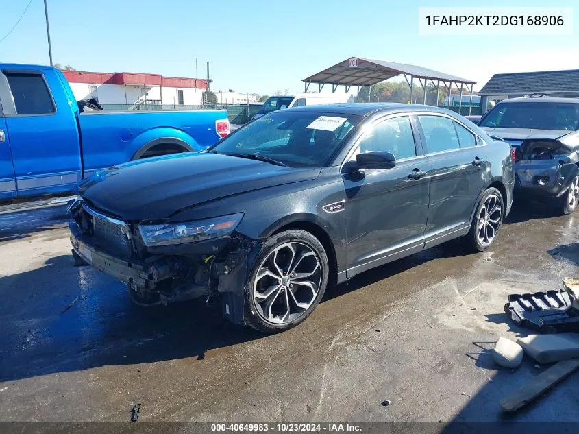 2013 Ford Taurus Sho VIN: 1FAHP2KT2DG168906 Lot: 40649983