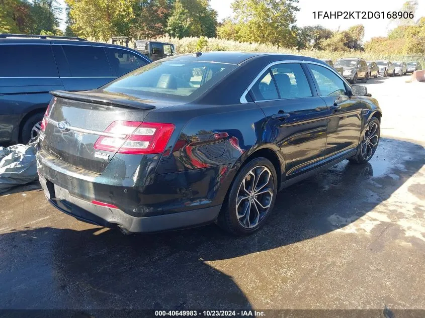 2013 Ford Taurus Sho VIN: 1FAHP2KT2DG168906 Lot: 40649983