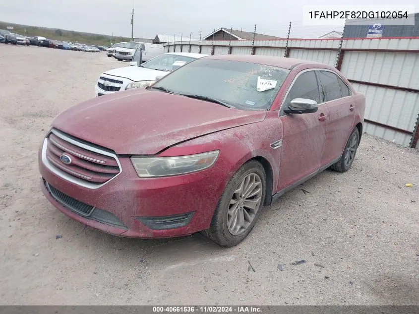 2013 Ford Taurus Limited VIN: 1FAHP2F82DG102054 Lot: 40661536