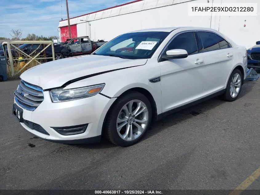 2013 Ford Taurus Sel VIN: 1FAHP2E9XDG212280 Lot: 40663817