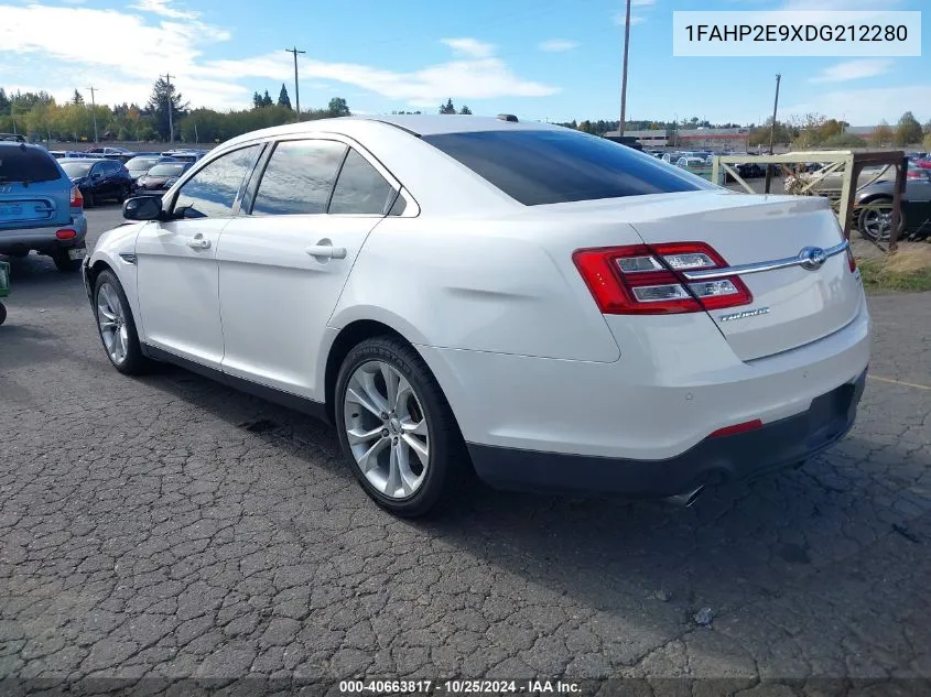 2013 Ford Taurus Sel VIN: 1FAHP2E9XDG212280 Lot: 40663817