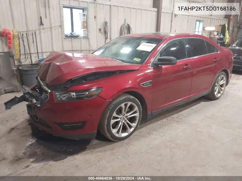 2013 Ford Taurus Sho VIN: 1FAHP2KT5DG168186 Lot: 40664036