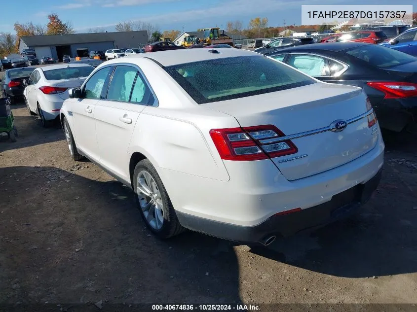 2013 Ford Taurus Sel VIN: 1FAHP2E87DG157357 Lot: 40674836