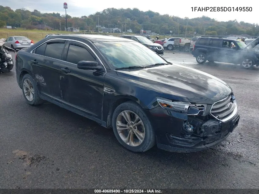 2013 Ford Taurus Sel VIN: 1FAHP2E85DG149550 Lot: 40689490