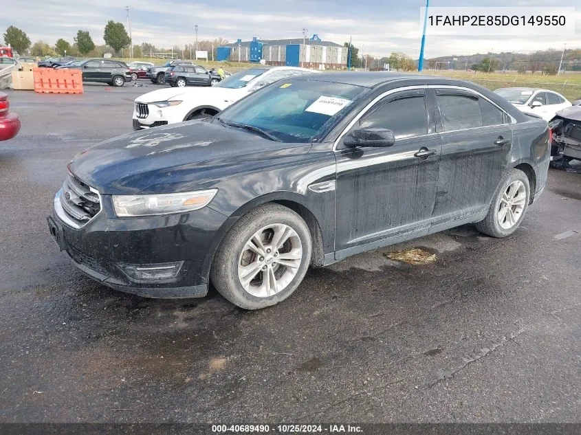 2013 Ford Taurus Sel VIN: 1FAHP2E85DG149550 Lot: 40689490