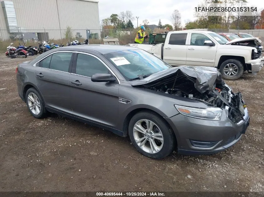 2013 Ford Taurus Sel VIN: 1FAHP2E86DG153154 Lot: 40695444