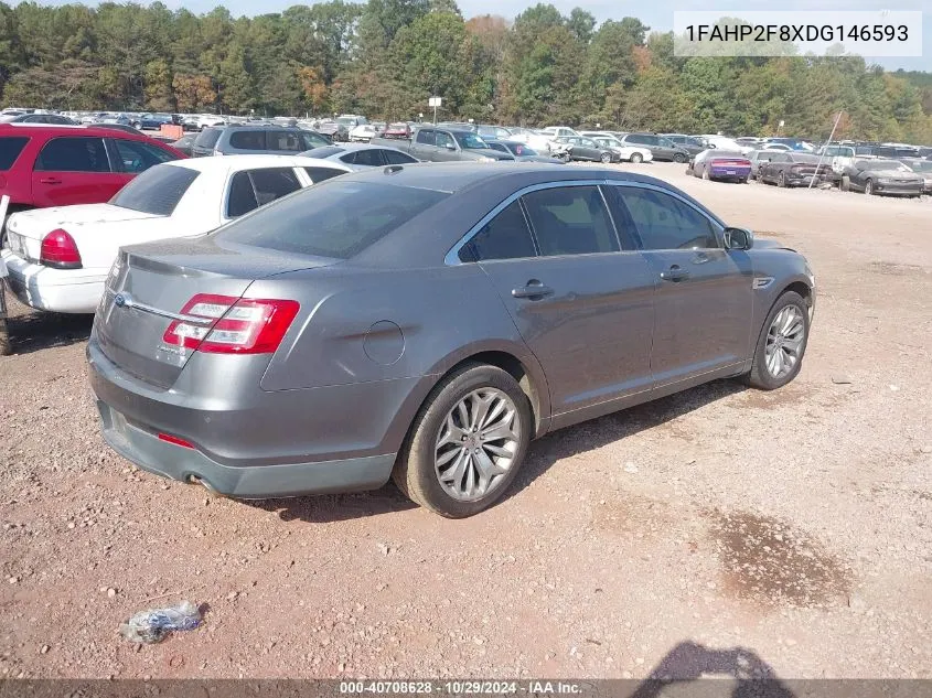 2013 Ford Taurus Limited VIN: 1FAHP2F8XDG146593 Lot: 40708628