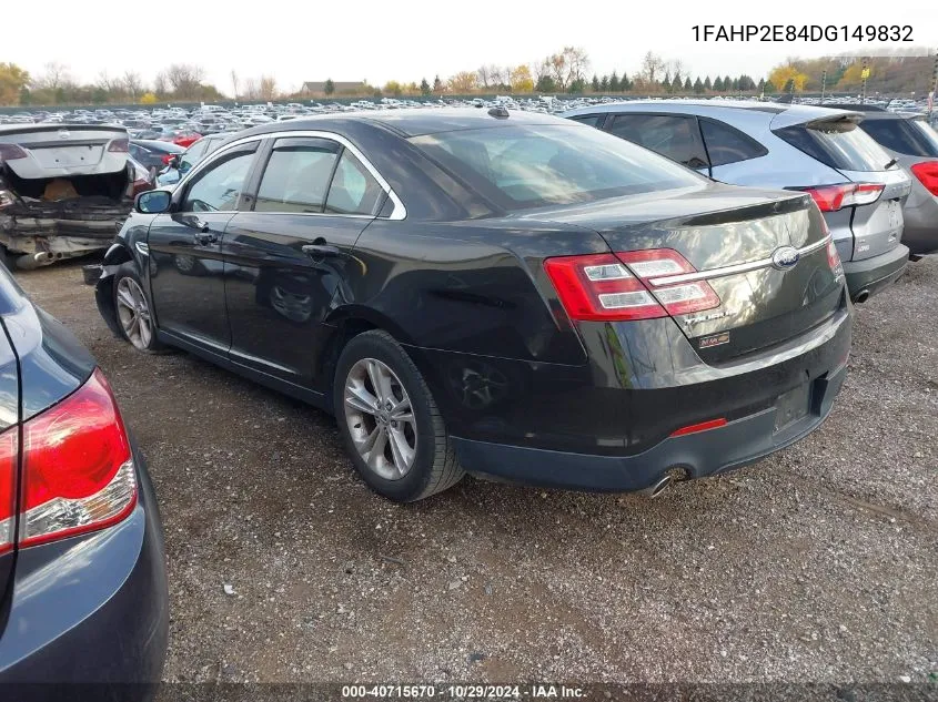 2013 Ford Taurus Sel VIN: 1FAHP2E84DG149832 Lot: 40715670