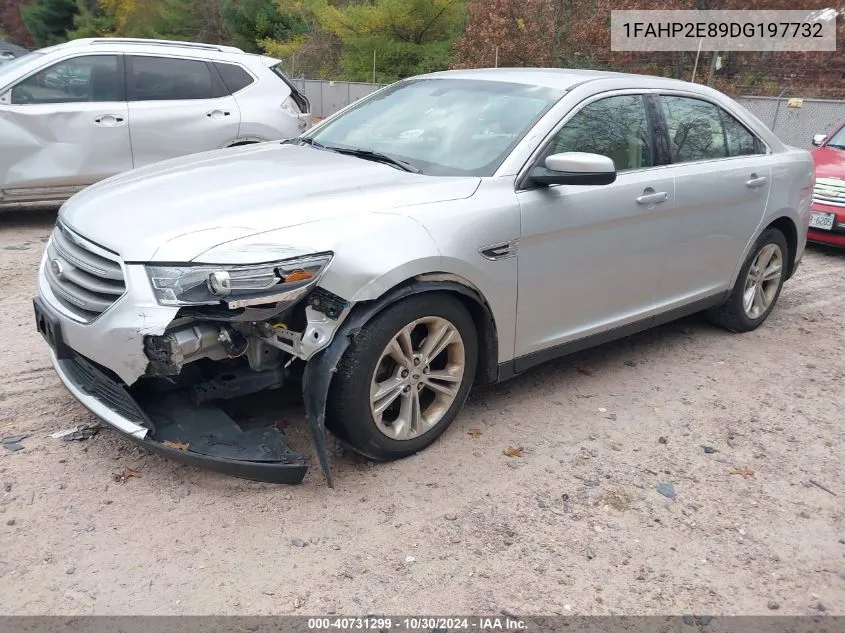 2013 Ford Taurus Sel VIN: 1FAHP2E89DG197732 Lot: 40731299