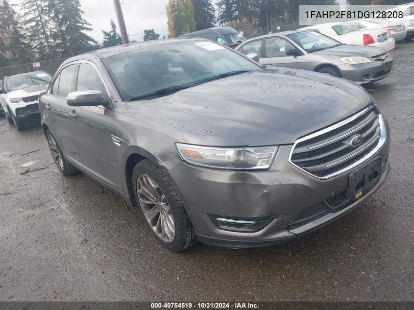 2013 Ford Taurus Limited VIN: 1FAHP2F81DG128208 Lot: 40754519