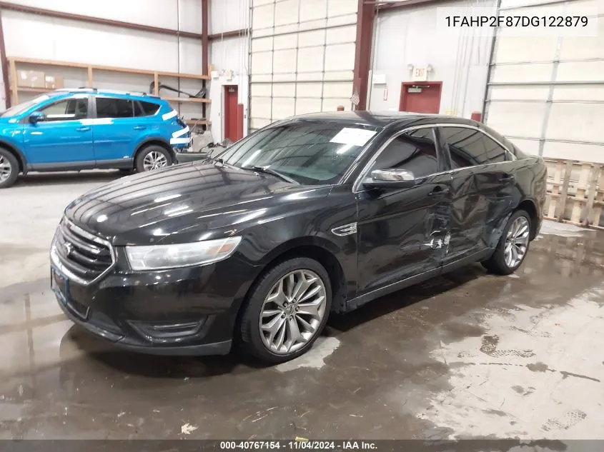 2013 Ford Taurus Limited VIN: 1FAHP2F87DG122879 Lot: 40767154