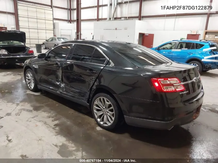 2013 Ford Taurus Limited VIN: 1FAHP2F87DG122879 Lot: 40767154