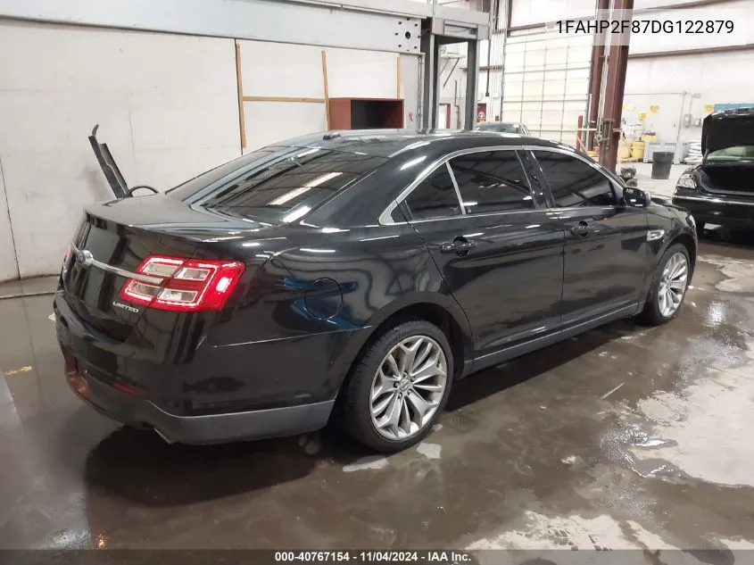 2013 Ford Taurus Limited VIN: 1FAHP2F87DG122879 Lot: 40767154