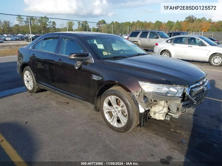 2013 Ford Taurus Sel VIN: 1FAHP2E85DG125572 Lot: 40773065