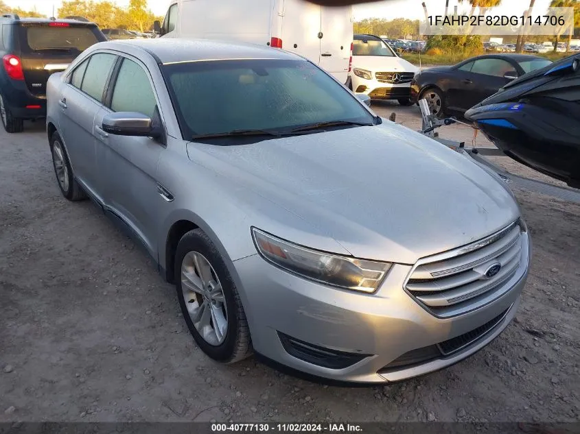 2013 Ford Taurus Limited VIN: 1FAHP2F82DG114706 Lot: 40777130