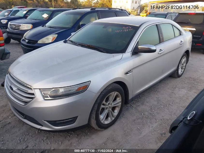 2013 Ford Taurus Limited VIN: 1FAHP2F82DG114706 Lot: 40777130