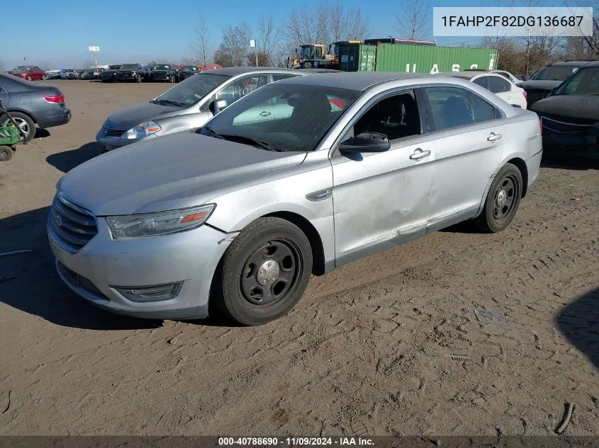 2013 Ford Taurus Limited VIN: 1FAHP2F82DG136687 Lot: 40788690