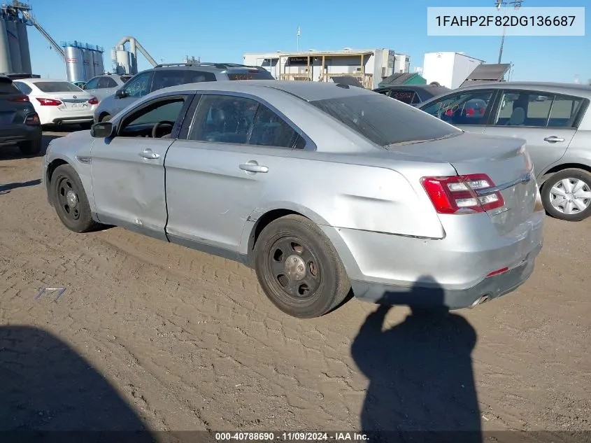 2013 Ford Taurus Limited VIN: 1FAHP2F82DG136687 Lot: 40788690