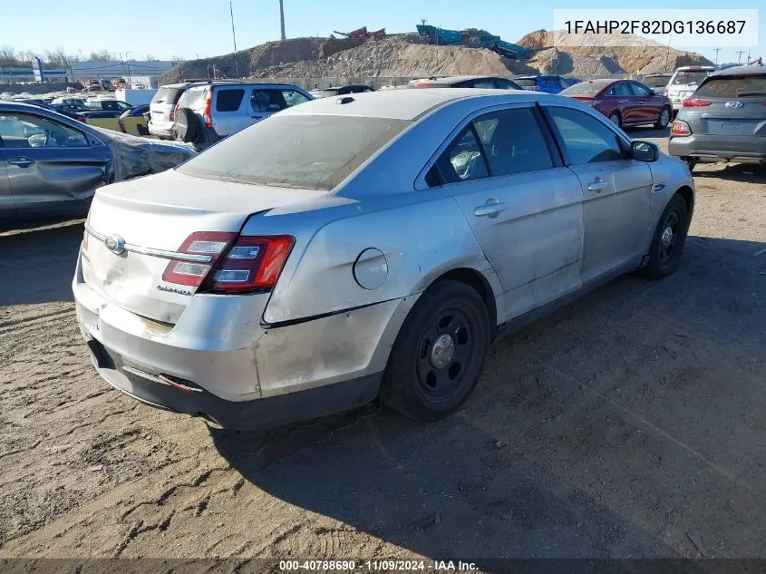 2013 Ford Taurus Limited VIN: 1FAHP2F82DG136687 Lot: 40788690